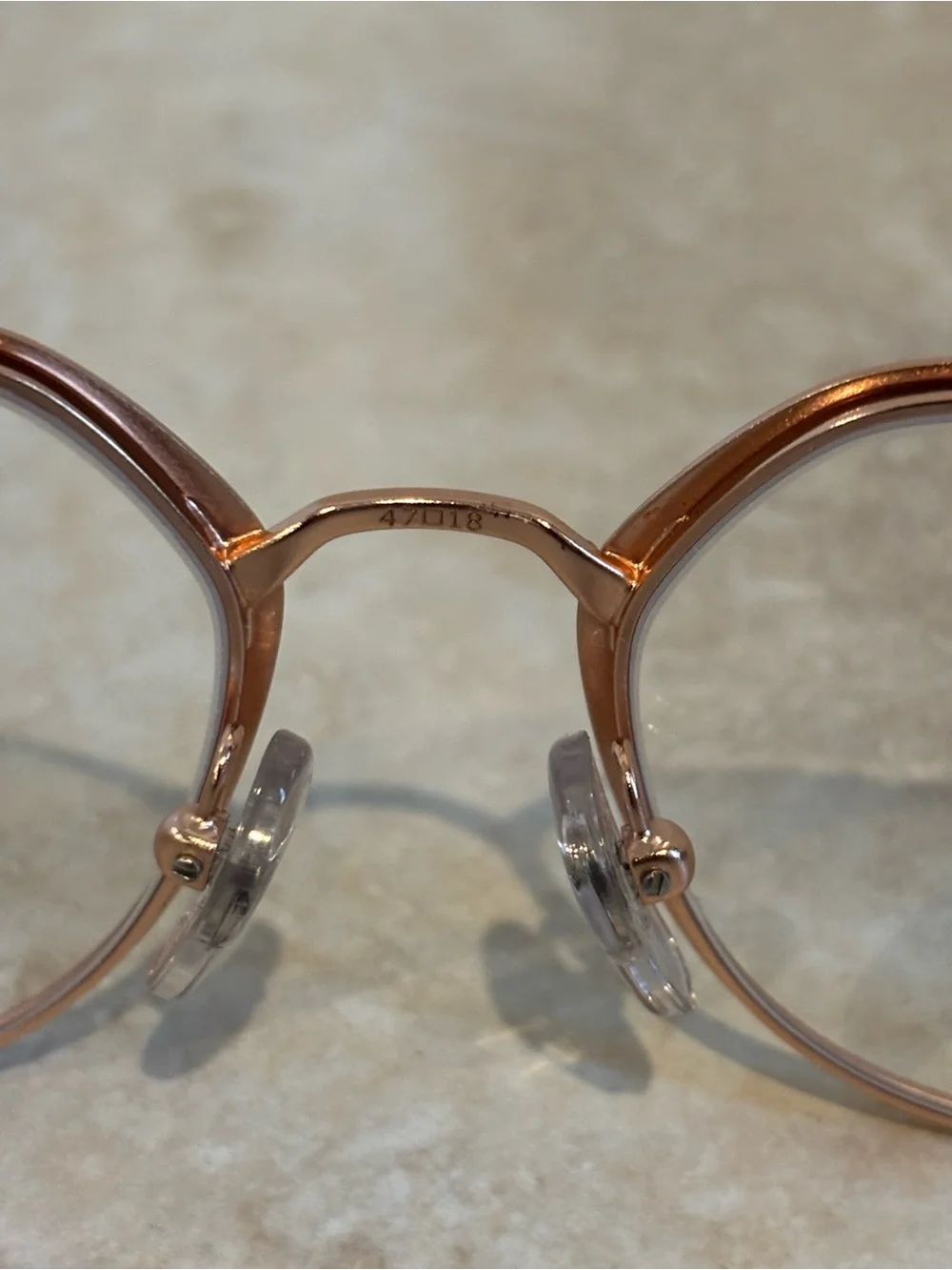 Ray-Ban RB1058 round metal frame eyeglasses